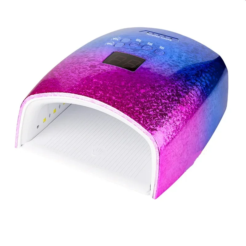 

# Hot New Arrival Pink Blue Gel Light 48w Nail Curing Lamp Cordless Uv Led Nail Lamp With Gradient Color