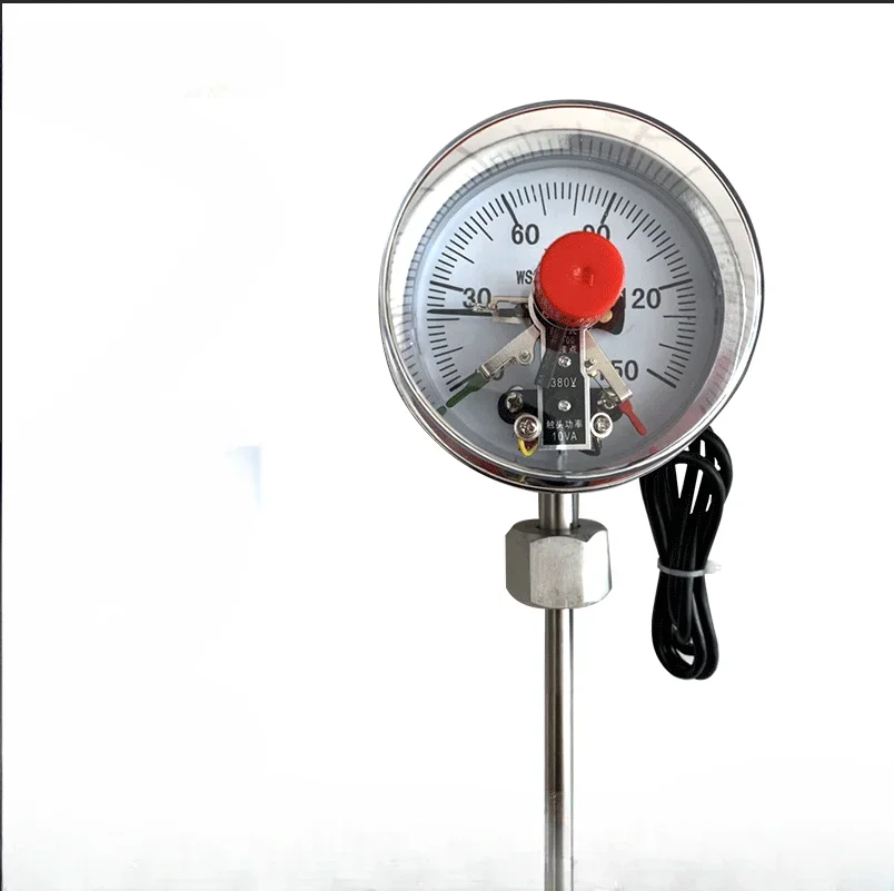 

Electric Contact Bimetallic Thermometer WSSX-411 481 Series Local Display Thermometer