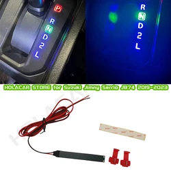 Carro engrenagem Shift LED Light com USB, Decoração Interior Console Luz, acessórios para Suzuki Jimny, Gen 4, JB64, JB74