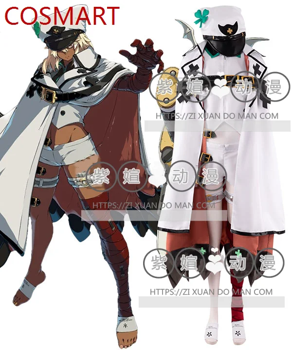 Guilty Gear berusaha Ramlesa kostum Cosplay Halloween, kostum Cosplay Halloween, permainan kostum, seragam pesta Anime, pakaian peran permainan Halloween