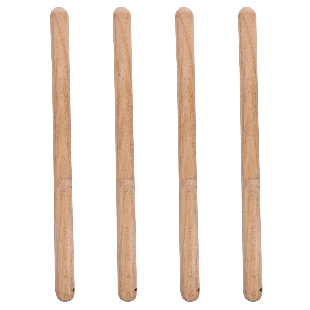 

4 PCS Drumsticks Hammer Drumming Equipment Accessories Wood Practice