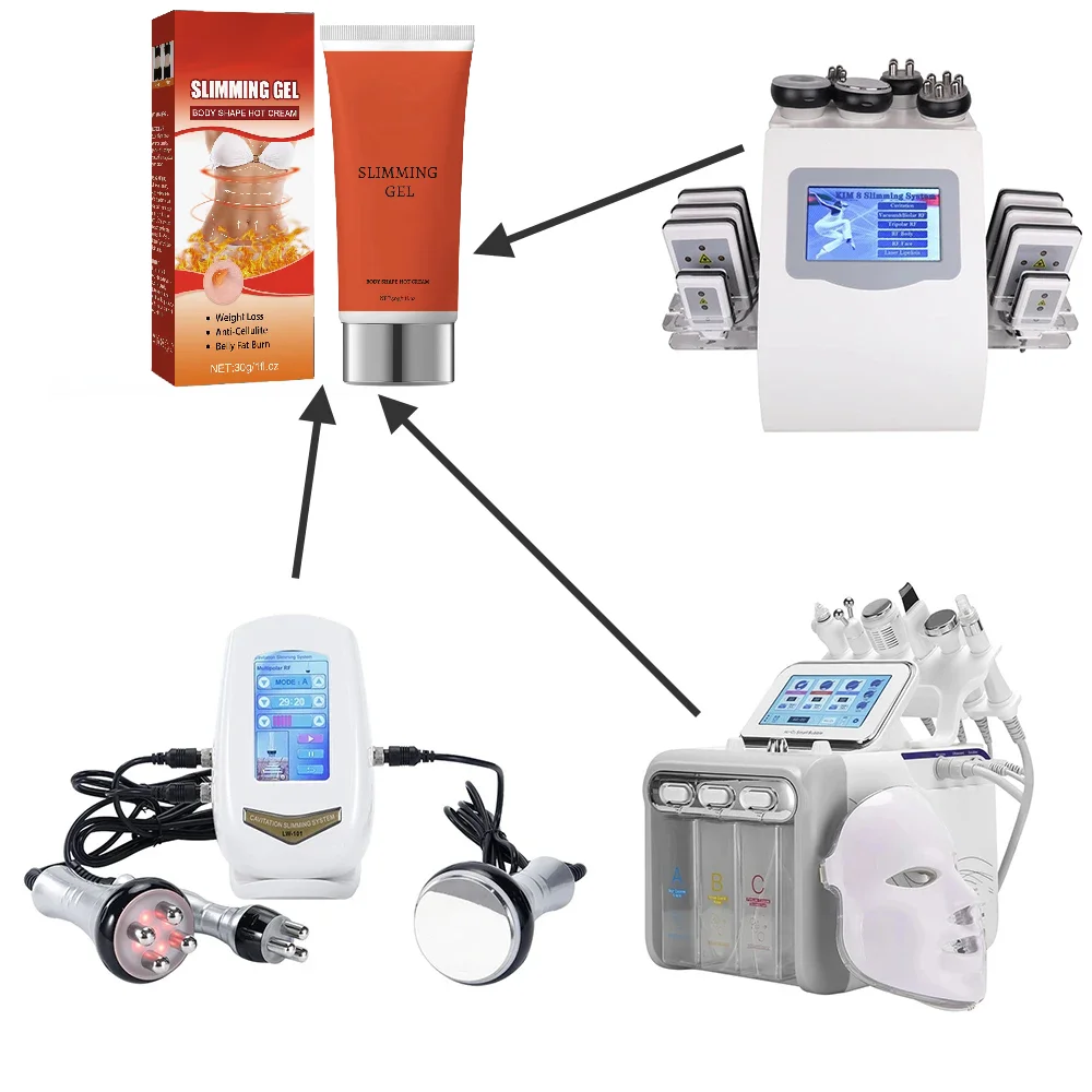 Ultrasonic Gel for 40K Cavitation RF Body Slimming Beauty Health Radio Frequency Conductive Gel for Fat Burning RF Device