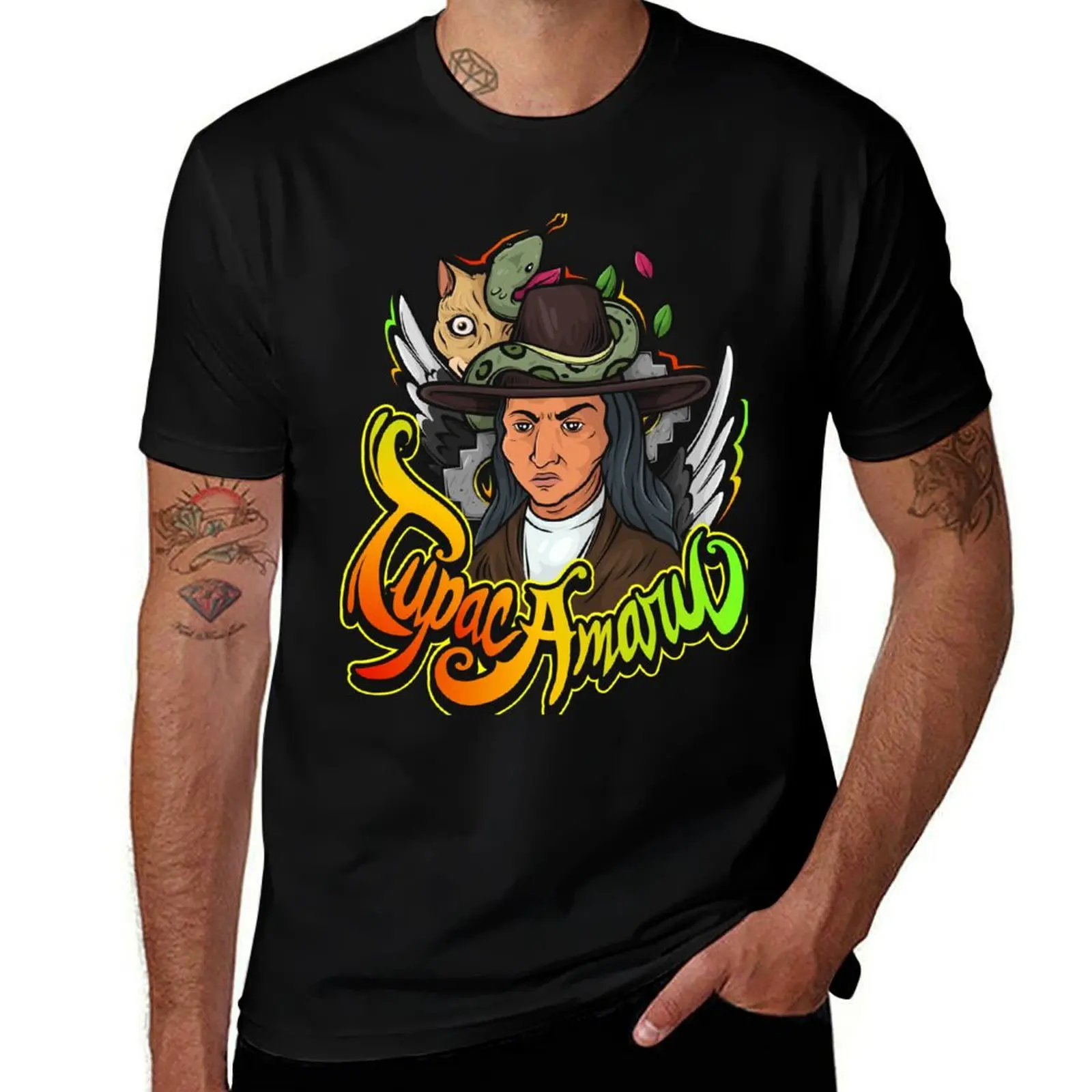 Tupac Amaru II T-Shirt Basic Tee Shirt for Everyday Outfit T-Shirt