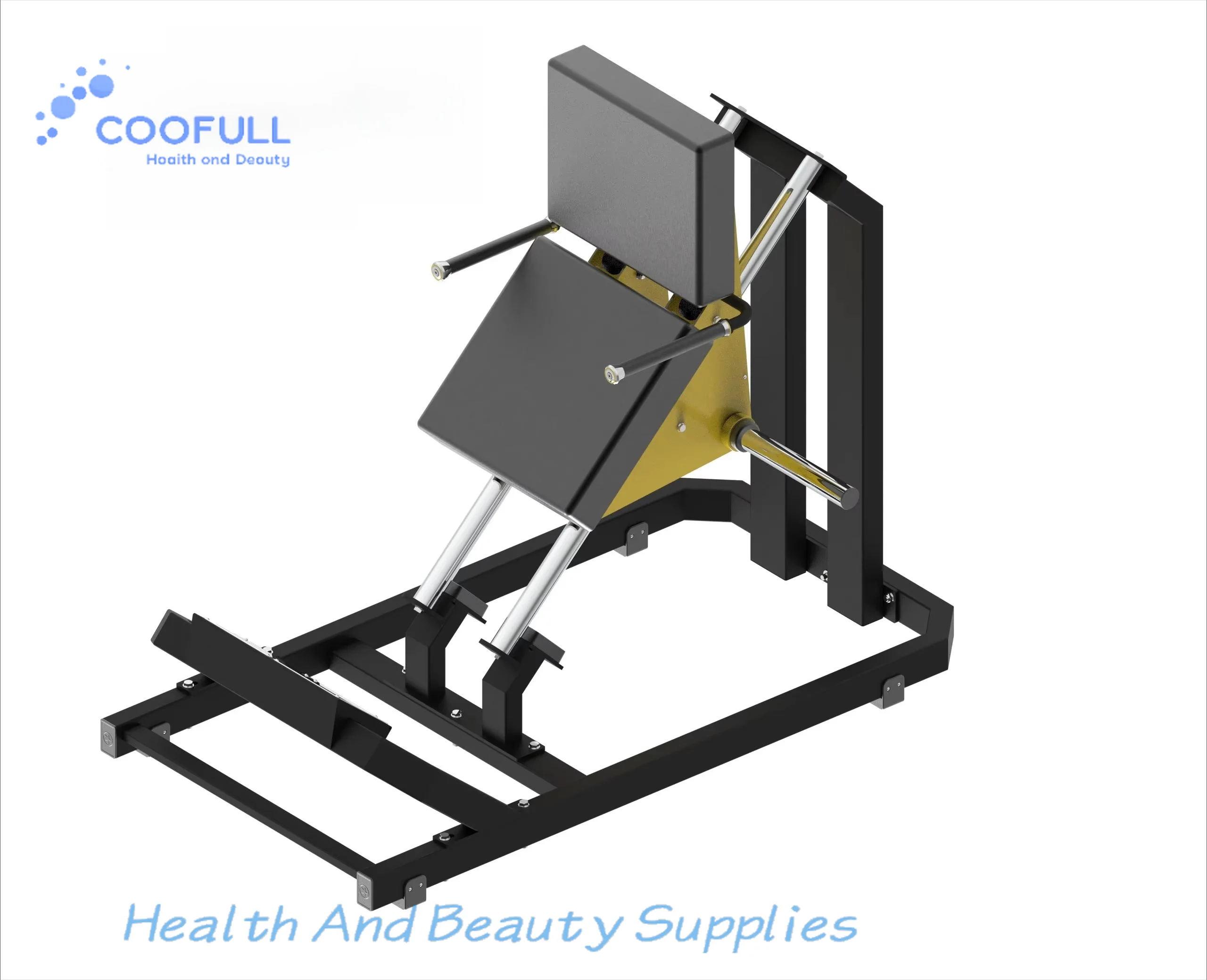 Coofull SK--Commercial Seated Calf Raise Strength Training Machine Leg Trainer Fitness Equipment Rear Kick Machine