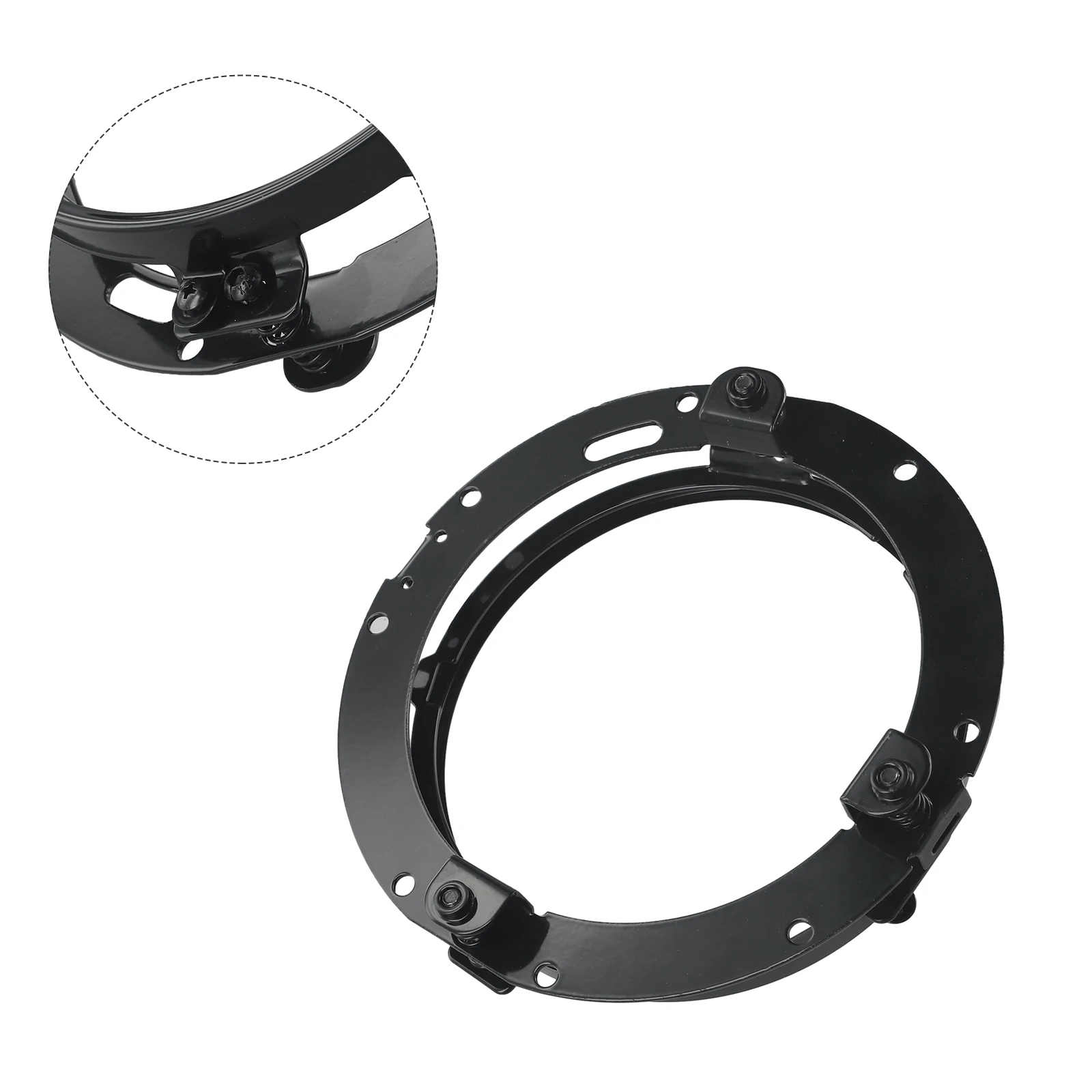 Круглый кронштейн для фар 7-дюймовая подставка Внешний держатель Светодиодные монтажные детали Сменное кольцо Нержавеющая сталь Полезная