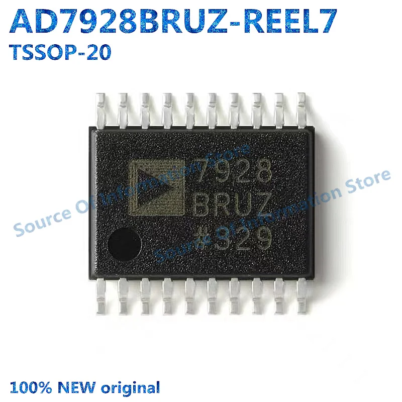 AD7928BRUZ-REEL7 TSSOP-20 12-bit Analog-to-Digital Converter (ADC) Chip