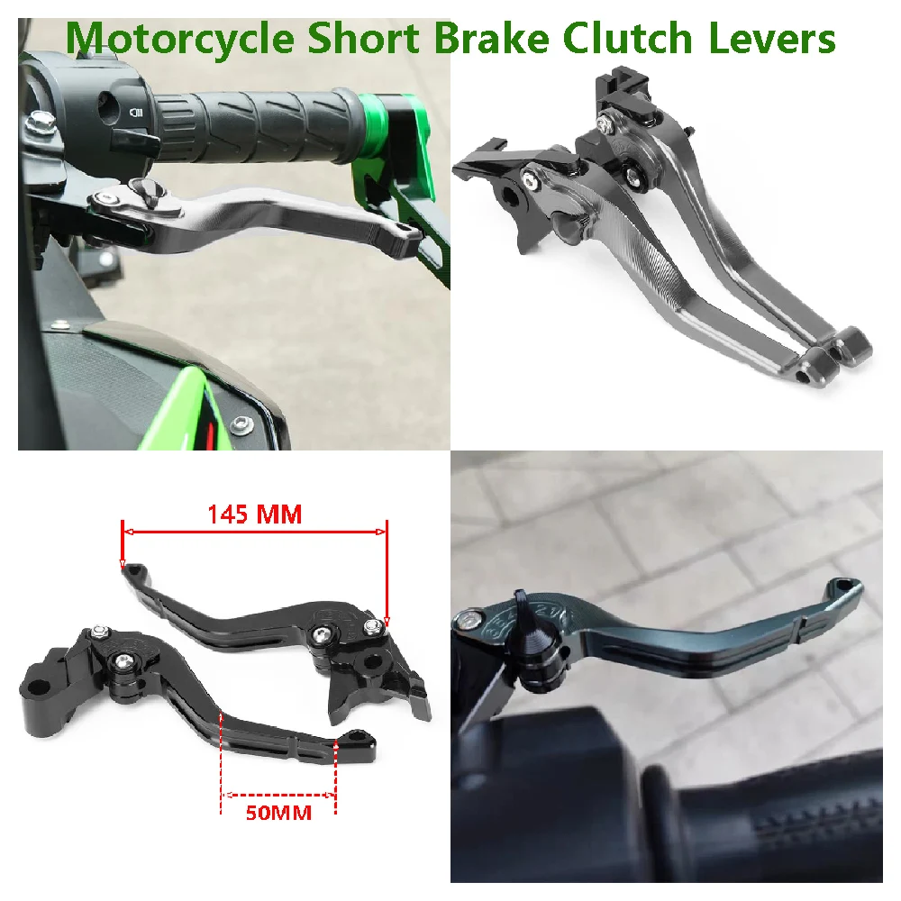 

Fits for Kawasaki VN650 VN 650 Vulcan S ABS 2015-2024 Motorcycle Accessories Short Brake Clutch Lever Set Adjustable Refit Bar