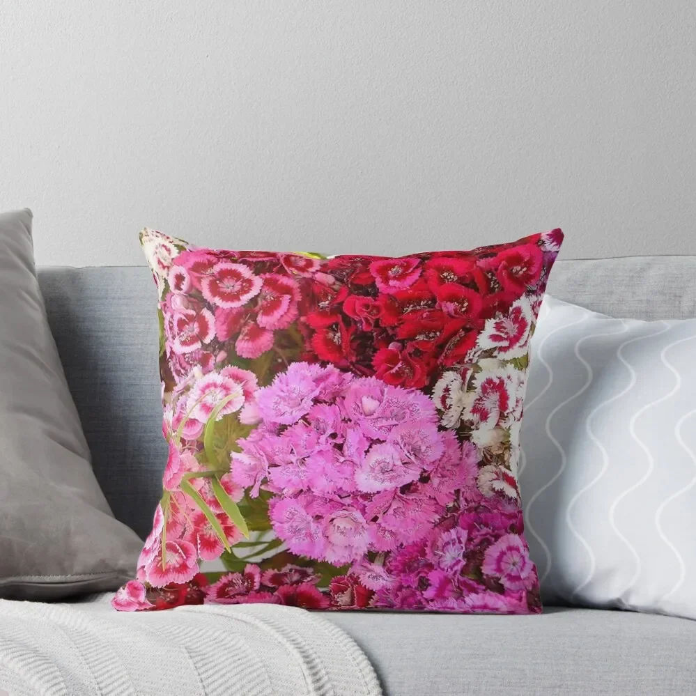 

Carnation flowers Throw Pillow Couch Cushions Pillow Decor christmas decorations 2024 Pillow