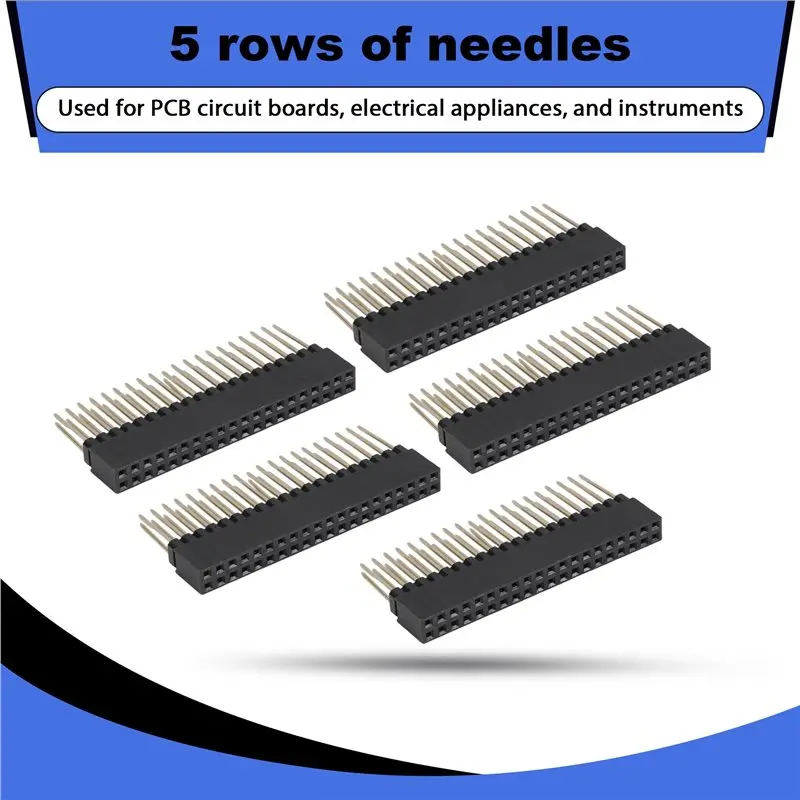 2X20 Pins Stacking Header For Raspberry Pi A+/Model B+/2/3/4 (Pack Of 5) User-Friendly