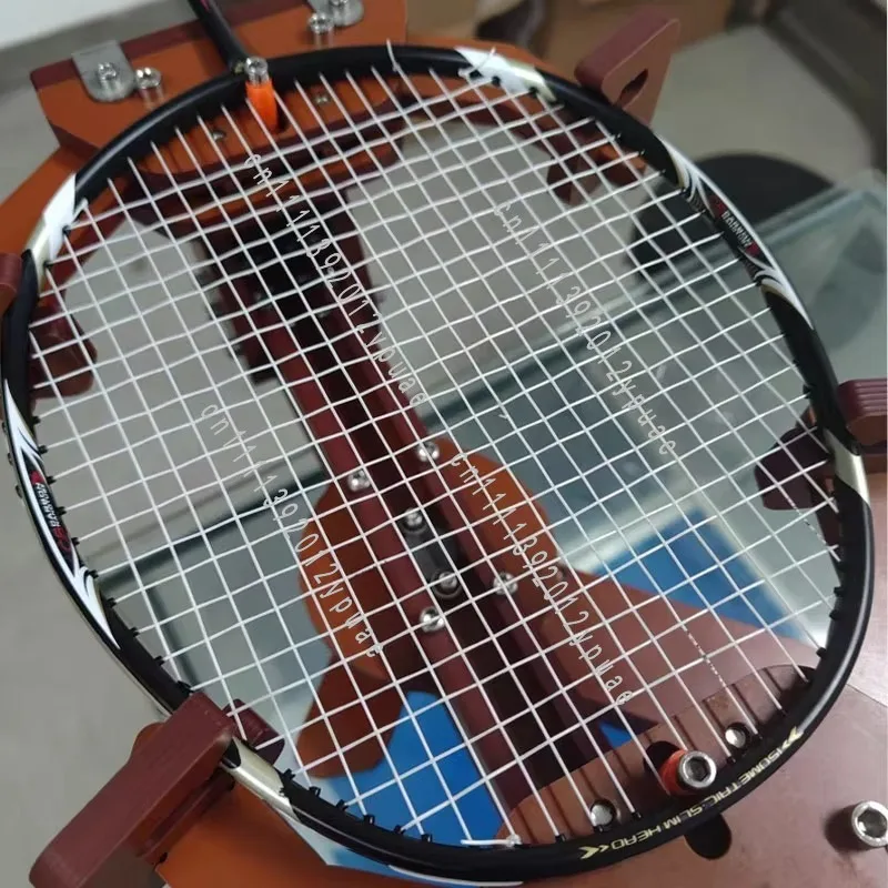 Racket String Tensioning Equipment, DIY Badminton Stringing Machine, Adjustable Wire Stretcher Up to 60LB