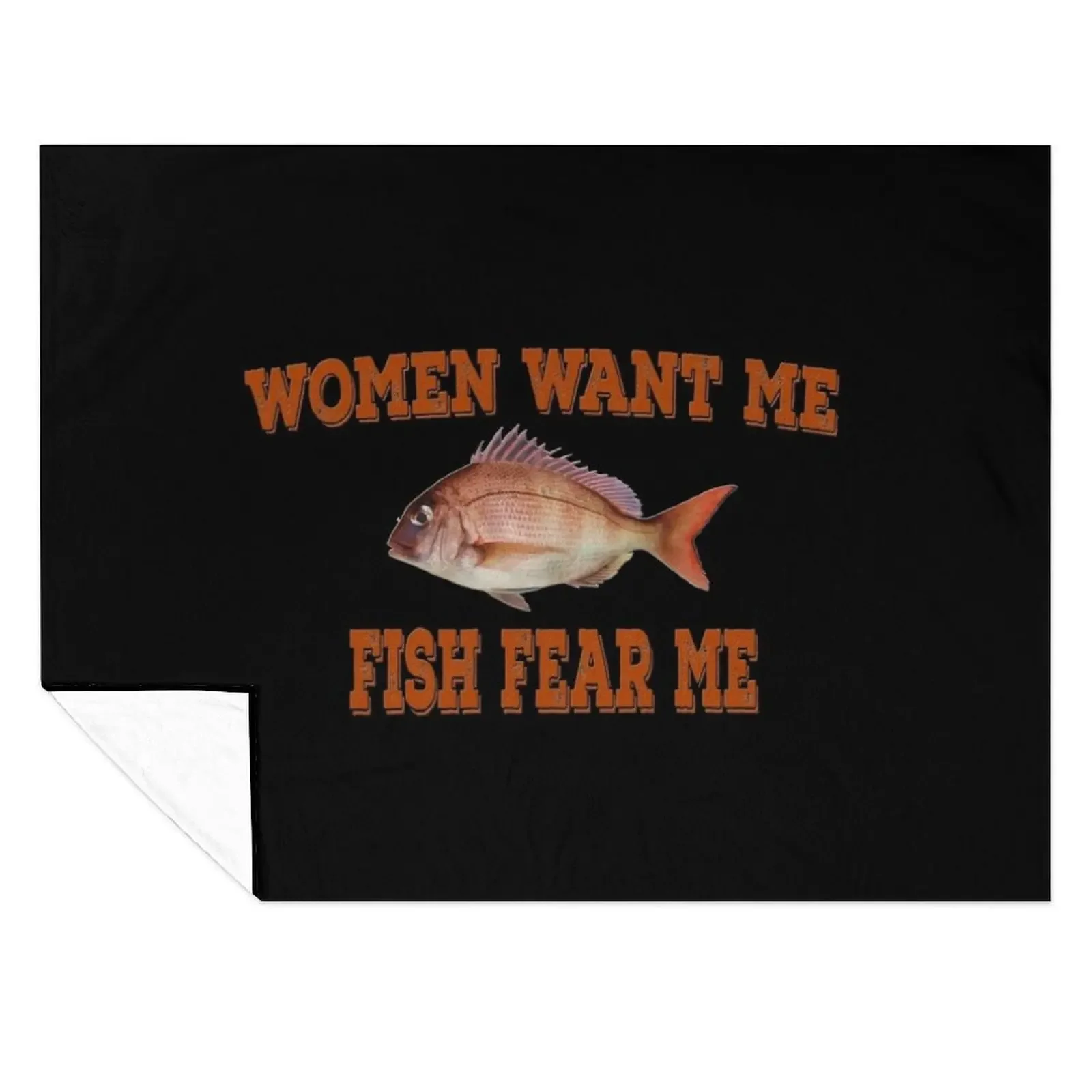 

Women Want Me Fish Fear Me Throw Blanket Decorative Sofas Comforter manga Plush Blankets