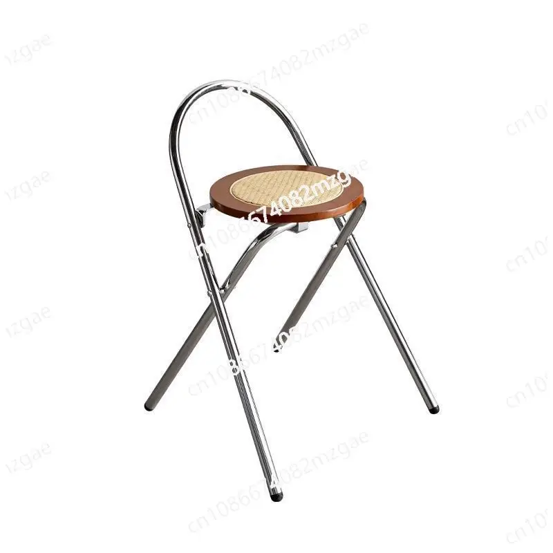 

Foldable chair Home dining chair Simple style chair