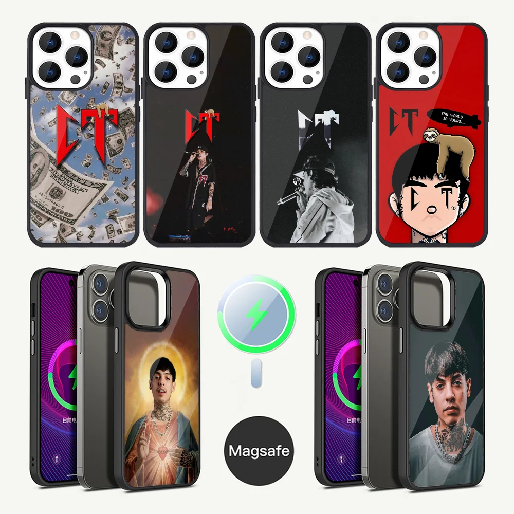 N-Natanael Cano Rapper Phone Case For iPhone 15,14,13,12,11,Plus,Pro,Max Mini Magsafe Magnetic Wireless Charging