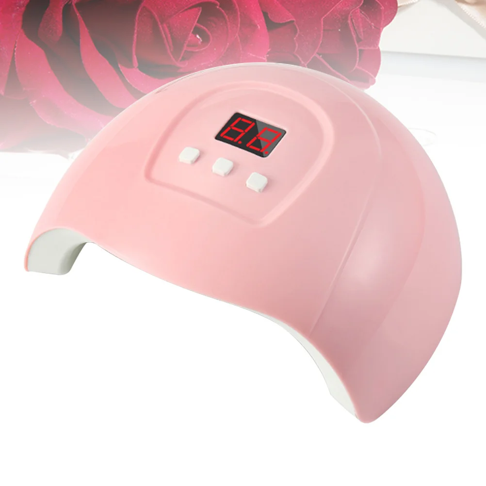 Maniküre-Trockner, LED, Rosa, 54 W, langlebig, ABS, Infrarot-Sensor, hohe Leistung, schnell trocknend, Nagelkleber, Cat-Eye-Maniküre-Trockner