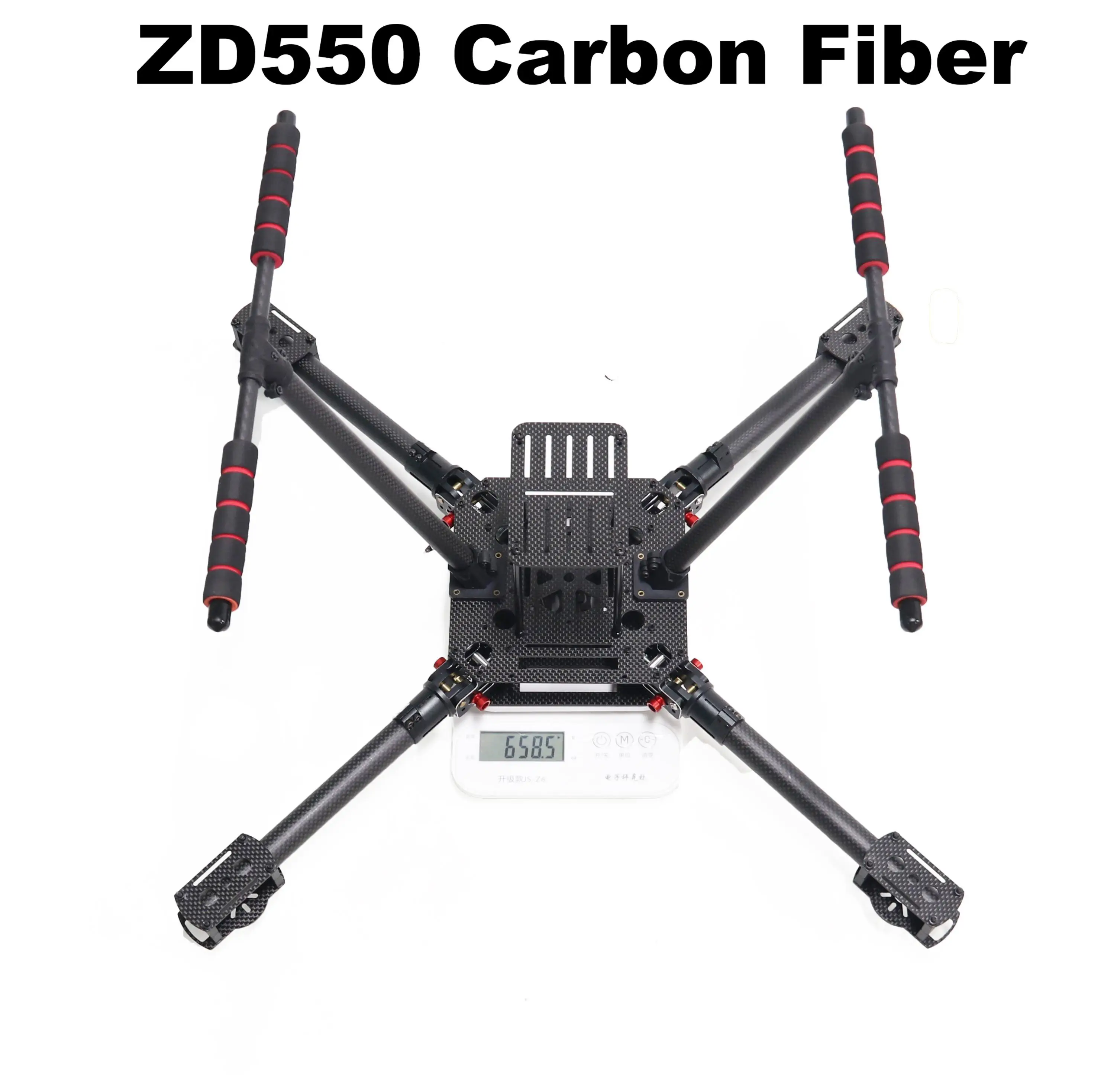 Angeltoy ZD550 550mm/ZD650 650mm Carbon Fiber Quadcopter Frame FPV Quad with Carbon Fiber Landing Skid F550