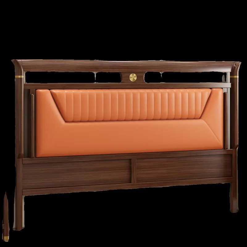 New new Chinese headboard soft bag simple small space light luxury backrest all solid wood bedside single purchase