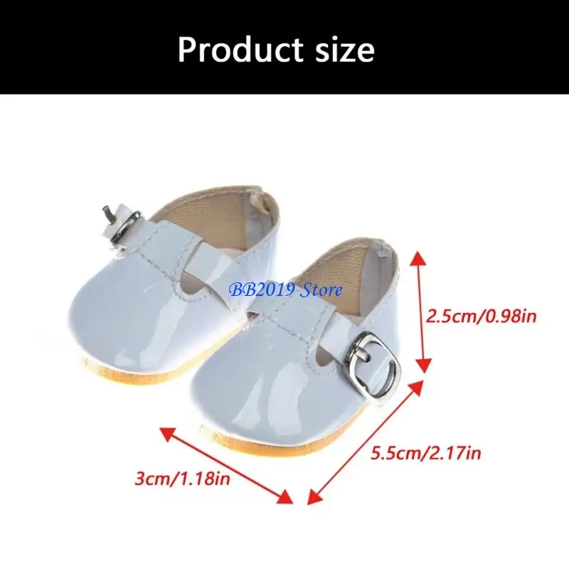Q0KB-Juego zapatos para muñeca con calzado suave, muebles en miniatura PU, decoración armario