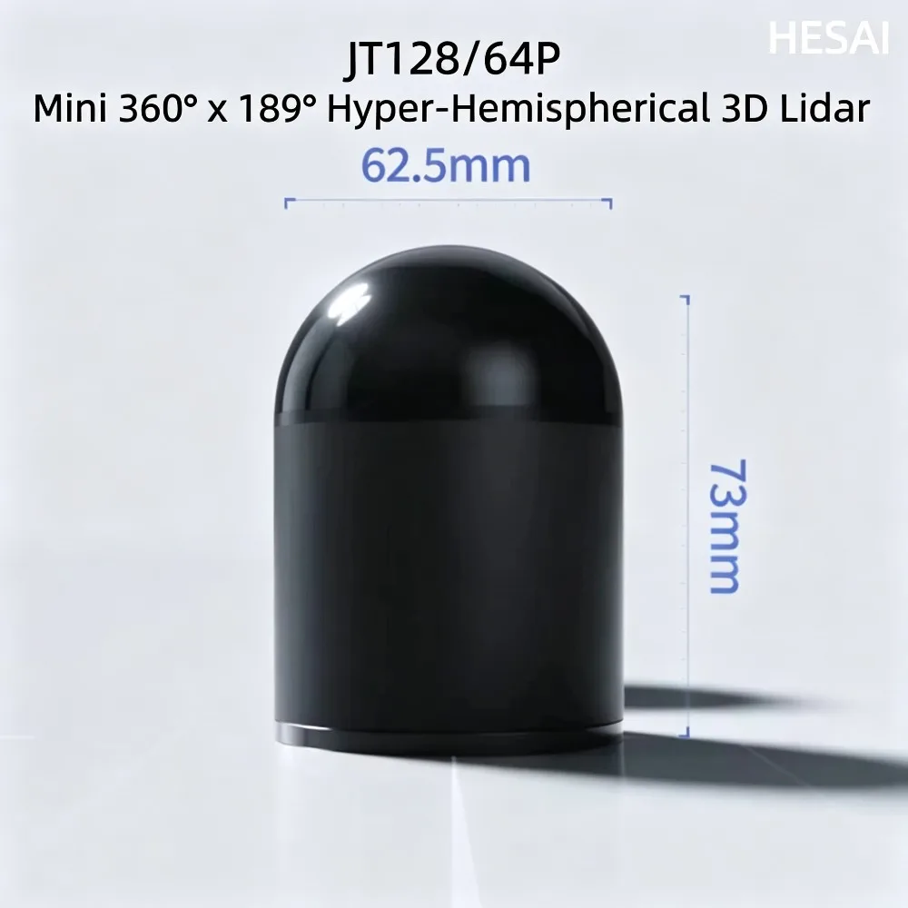JT128/64P Mini Hyper‑Hemispherical 3D, 360° x 189° Wide FOV Sensor