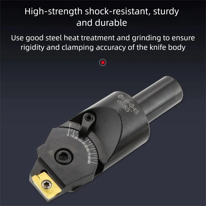 CNC Adjustable Multi-Function Universal Chamfer Cutter 0-90 Degree Milling Arbor APMT1604 ADNT1603