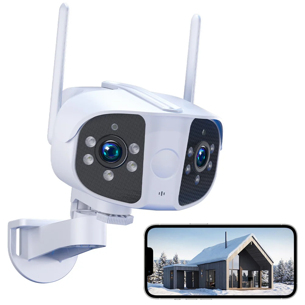 

K13 Security Cameras 180° Wide Viewing Angle Motion Detection Clear Recording Camera Night Vision For Home Security Guard