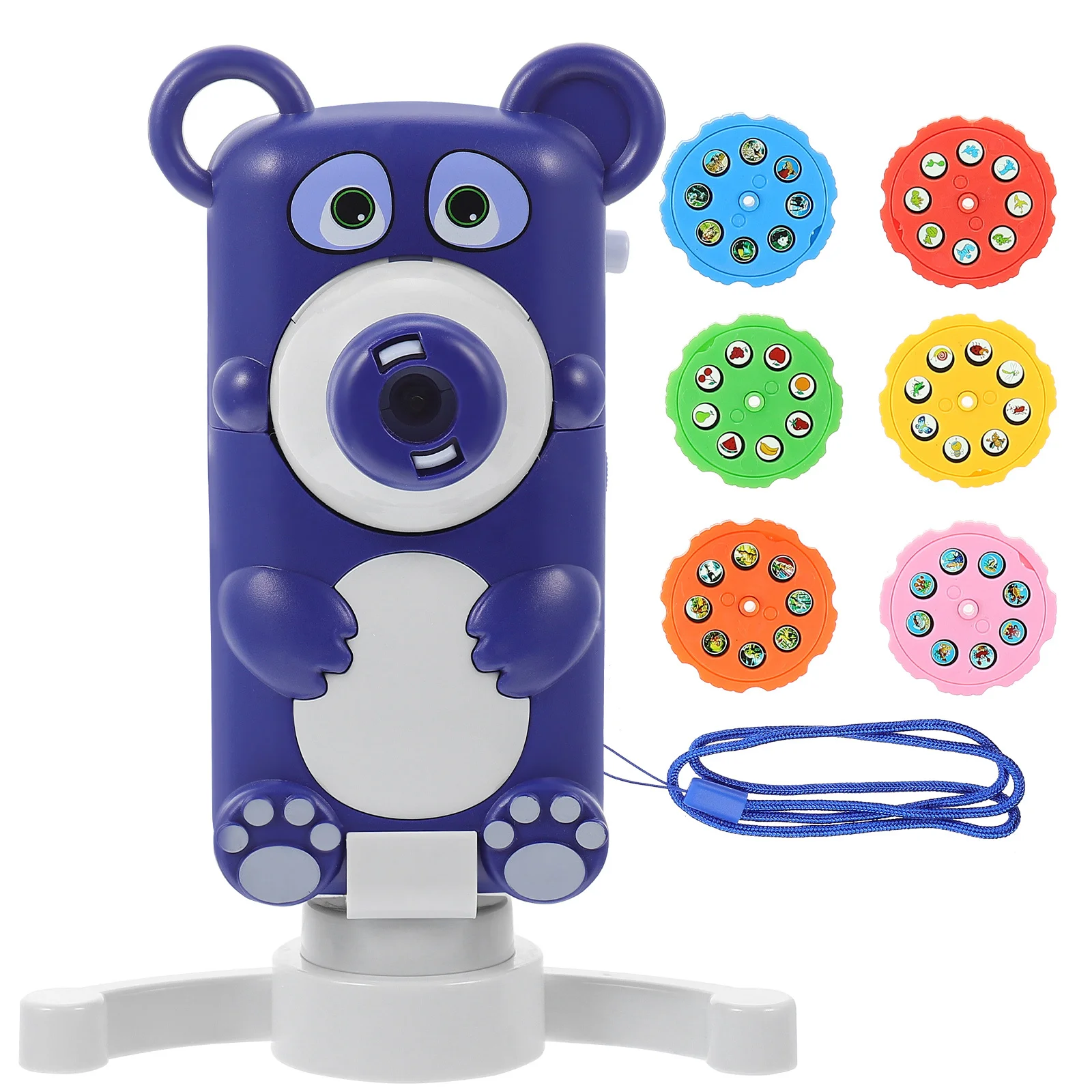 1 Set Of Projection Camera For Learning Night Light Function Creative Educational Drawing Plaything Desktop Lamp