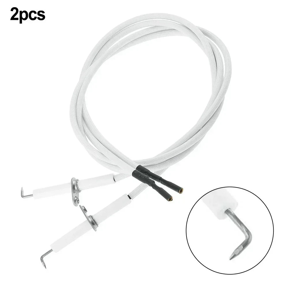 2PCS Ceramic Ignitor Electrode Replacement 2241398 2241411 2251001 2251298 For Burner BBQ Electrode Ceramic Ignitor Wiring Port