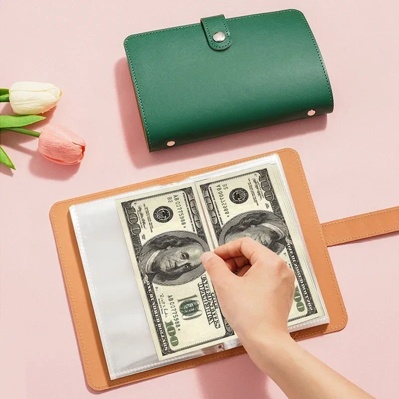 ألبوم جمع العملات المعدنية، ألبوم مجموعة التذاكر للتذاكر، 50 صفحة لتوفير بنوك الخنزير، منظم أموال الكتب