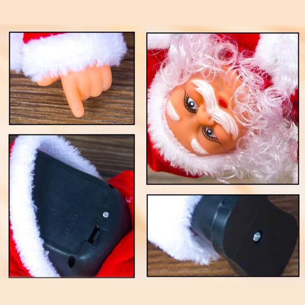 

Operated Street Dancing Handstand Santa Singing Musical Christmas Ornament for Home Decoration Christmas Decorations