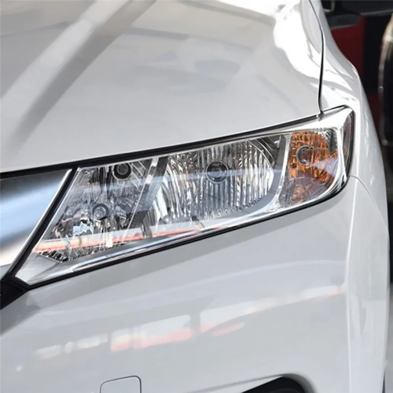 

Для Honda City 2015-2018 автомобильная левая фара, прозрачный абажур, корпус фары, сменные линзы, аксессуары