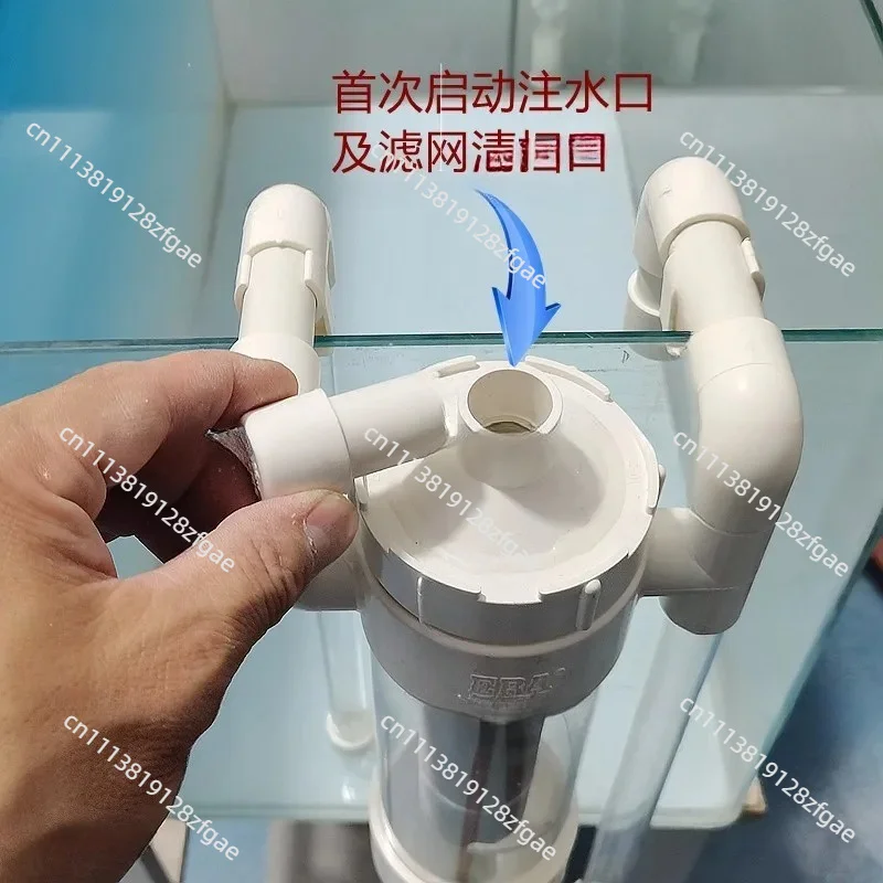 Tank Filter Cartridge Front Fish Toilet Automatic Suction External Hanging Manure Separation Collection Sedimentation Warehouse