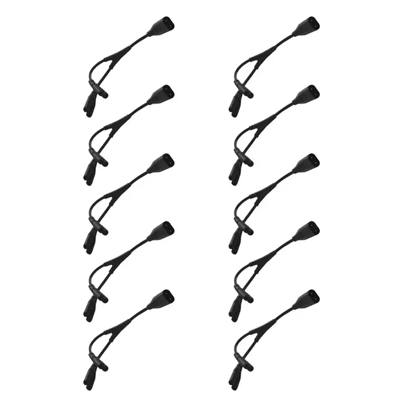10X IEC320 C8 To 2X C7 Y Split AC Power Cord, IEC Figure 8 Male To 2 Female 1 In 2 Out AC Power Cable-Y41A