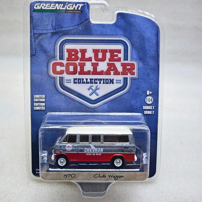 Greenlight 1:64 Club Van Varnish Series Alloy Die Casting Model Children's Gifts Collect Ornaments