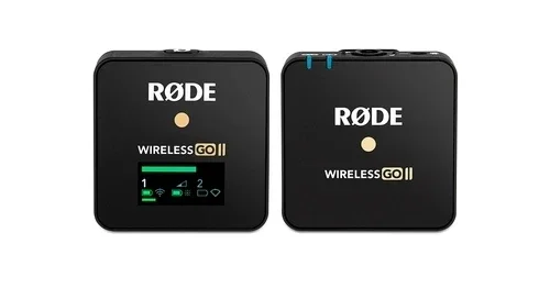 GO II Single Wireless Compact Digital Microphone Recorder TX+RX kabelloses Mikrofonsystem-Kit