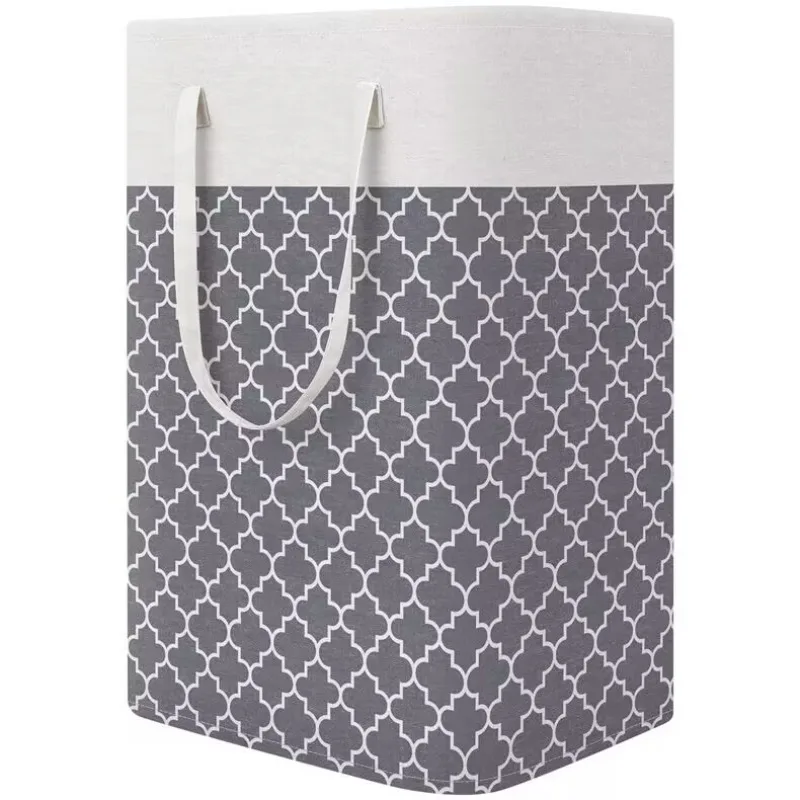 Fast Dispatch 82L Custom Foldable Laundry Basket Large Capacity Foldable with Alloy Handle