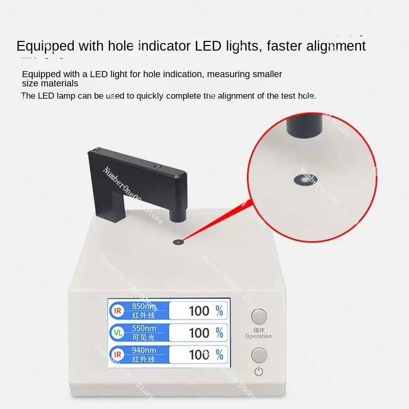 Optical transmittance tester Mobile phone lens transmittance tester infrared ink tester