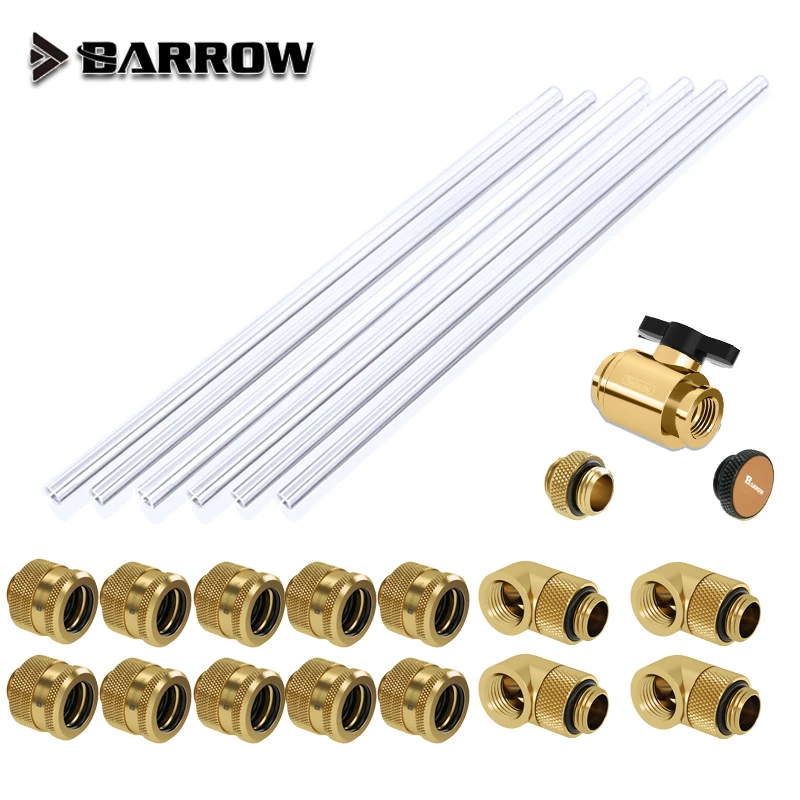 Imagem -04 - Barrow Mão Compressão Conector Encaixe Kit Tubo Rígido Rígido Rígido Encaixe Combo Tubo Petg Uso para Od12 mm 14 mm 16 mm