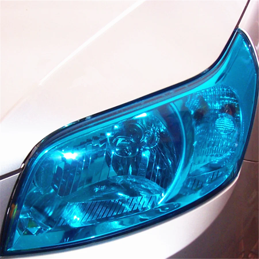 1 Pc 30 * 60 cm Car Light Sticker Film for jeep renegade alfa romeo ford fiesta fiat 500 golf 7 audi a3 alfa romeo giulietta view 4