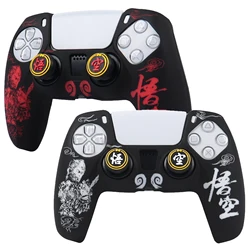 Soft Silicone Protective Case Cover For Playstation 5 Controller Skin Gamepad Games Accessories For PS5 Control with Joystick Ca