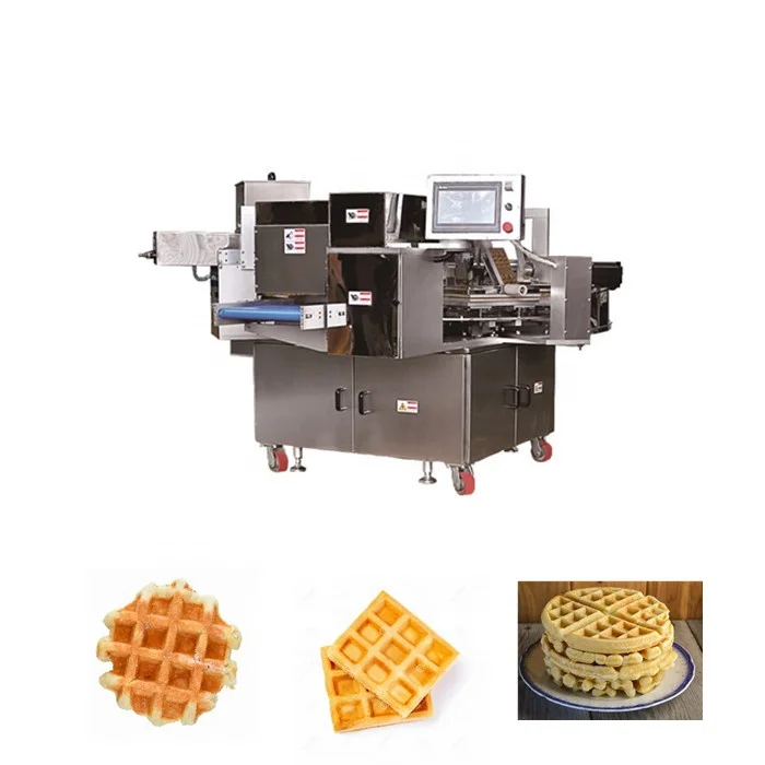 Factory Price Automatic Waffle Baking Machine with Sucking Device