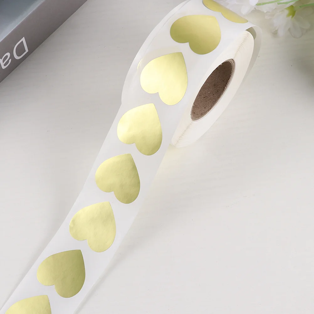 Autocollants Ronds Auto-Adhésifs pour Enveloppes, Plaque de Cuivre, Mariée, 2 Rouleaux