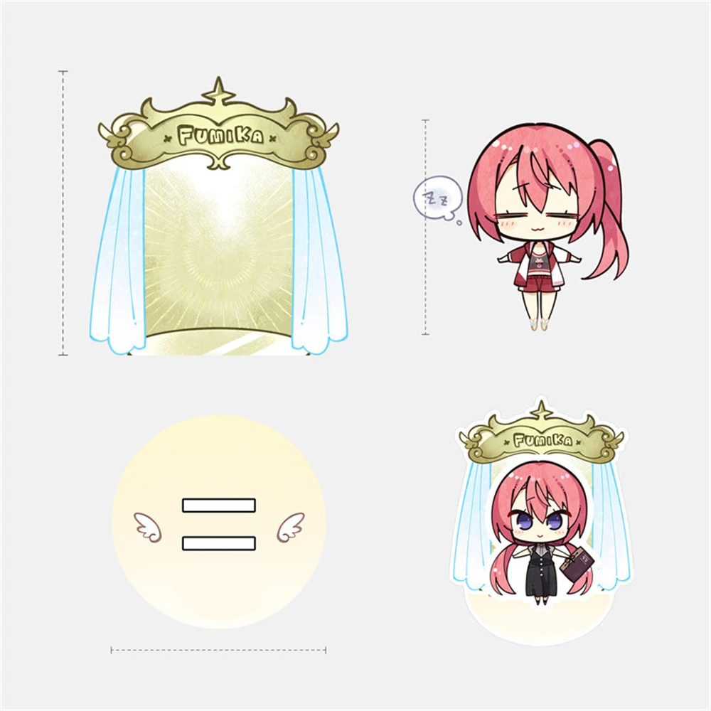 10cm Anime Angelic Chaos Re-Boot Acrylic Keychain Stand Tarou Sakamoto Shin Asakura Peripheral ornaments，Friend Christmas Gifts