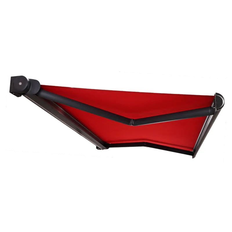 2026 Outdoor Awning Custom Size Aluminium Alloy Motorized Awning Waterproof Retractable Full Cassette Awningspromote sales