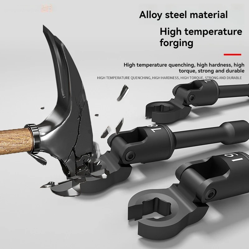 

Поворотный ключ для масляных труб, открытый ключ, инструмент для ремонта автомобилей, тормозной гидравлический экскаватор, масляная трубка, ключ для вырезания