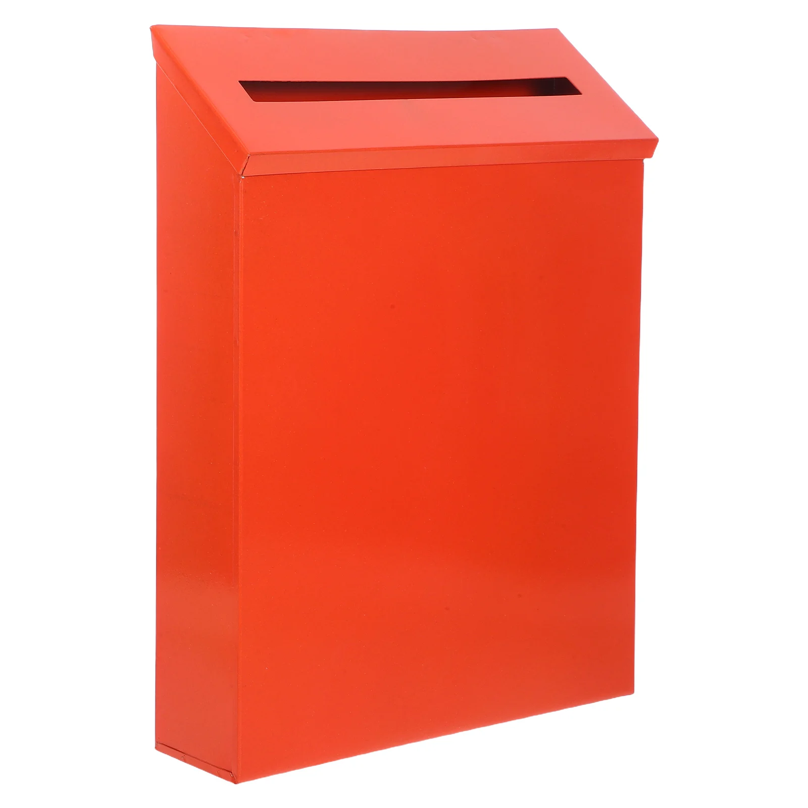 Iron Mailbox Waterproof Wall Mounted Retro Large Capacity Home Office Decor Suggestion Box Valentine Storage Metal Garden Ballot