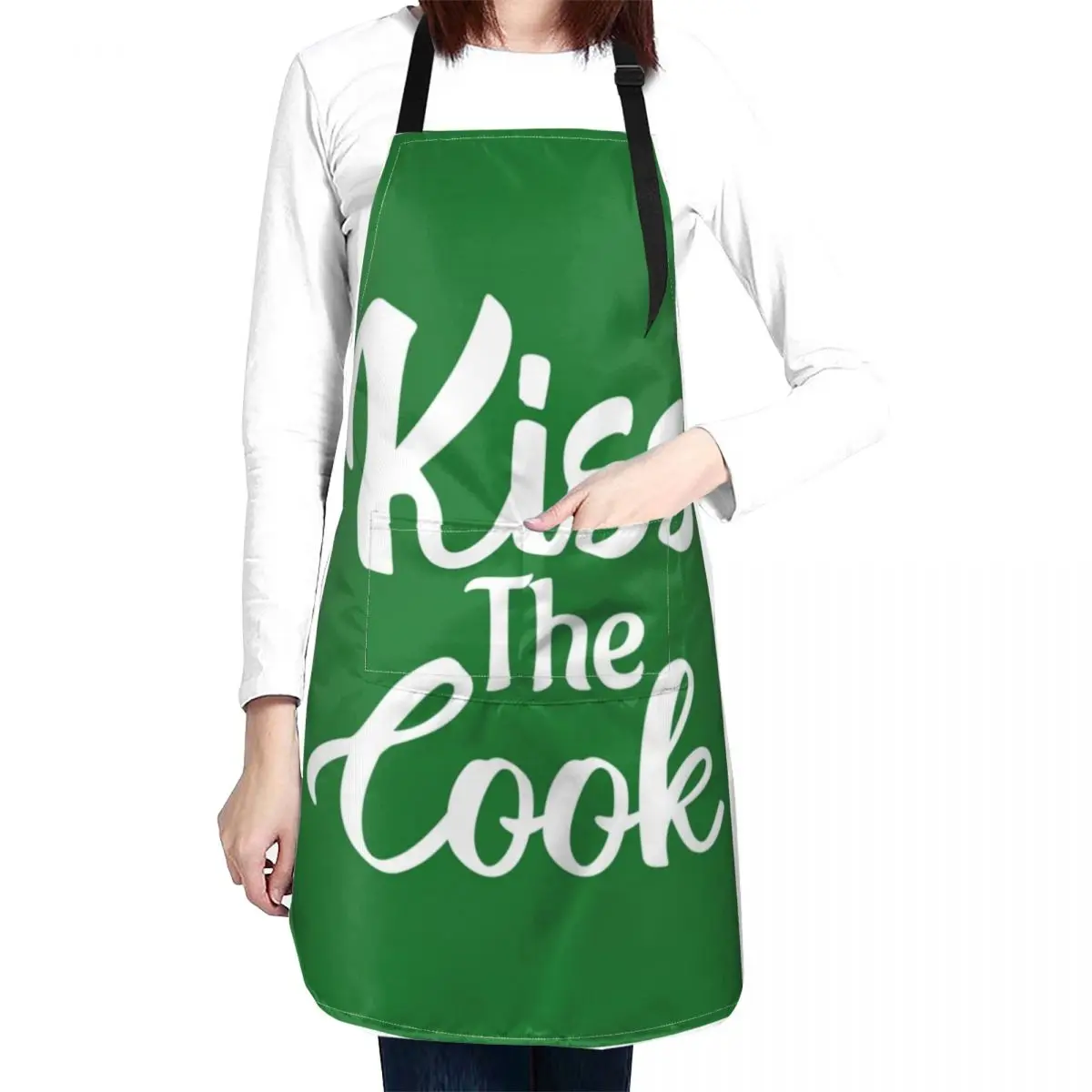 Kiss The Cook Funny Novelty Apron Woman Kitchens Kitchen And Household Goods Apron