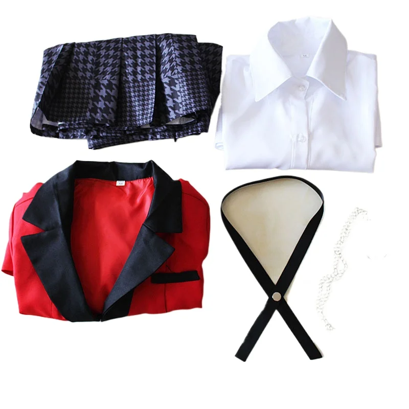 Anime Kakegurui Jabami Yumeko & Sayaka Cosplay Costume Compulsive Gambler Japanese School Girls JK Uniform for Halloween H