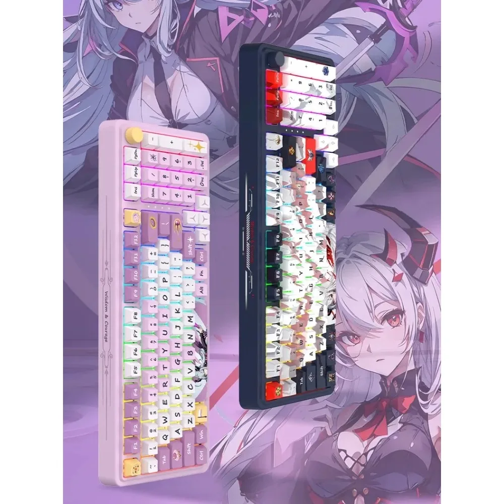 REDRAGON KS99 Bluetooth Triple Mode RGB Customized Mechanical Keyboard Full Key Hot Swap Gasket Construct PBT Keycaps Ergonomic