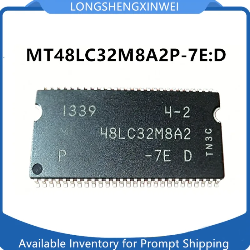 1PCS New Original MT48LC32M8A2P-7E:D 48LC32M8A2 TSOP54 Synchronous Dynamic Random Access Memory IC in Stock