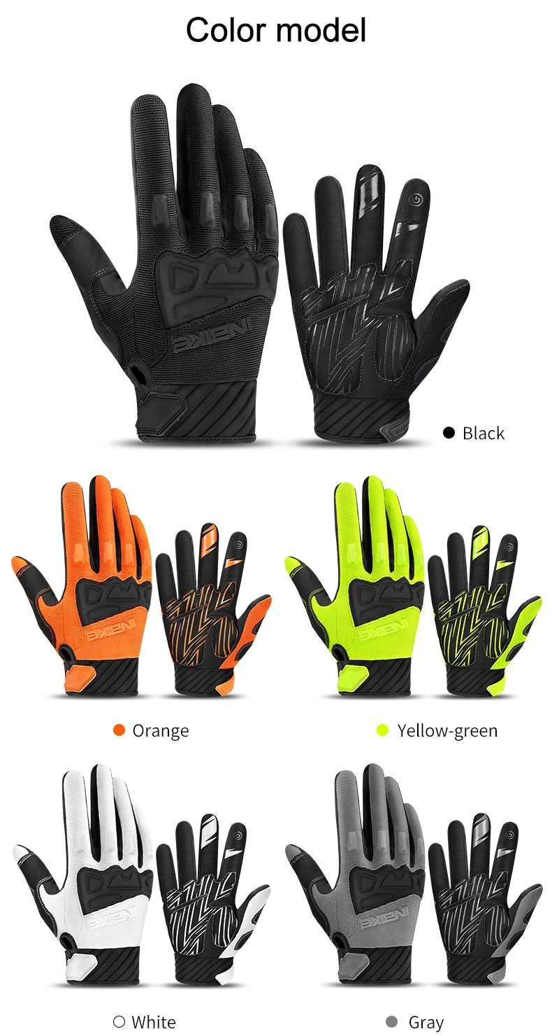 INBIKE Herren Fahrradhandschuhe Touchscreen MTB Radfahren Fahrrad Reithandschuhe für Männer Fahrrad Sport Gloevs Motorrad MTB Zubehör – Detail 11