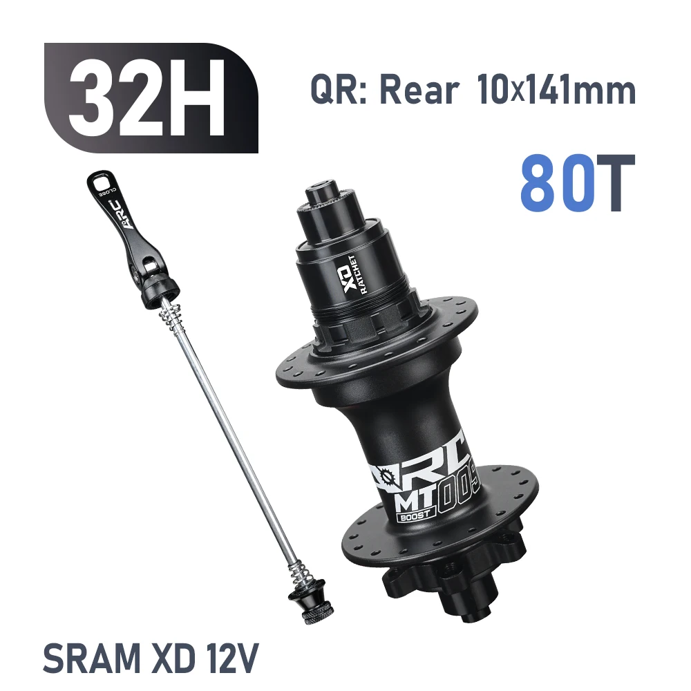 ARC MT009 PRO BOOST Hub 80T Ratchet 15x110mm 12x148mm 10x141mm